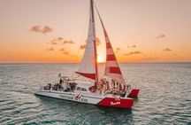 Aruba Sunset Sail Dinner Cruise with Open Bar by Catamaran
