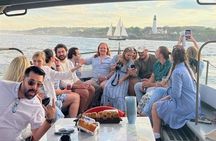 Sunset Lighthouse Cruise Along Casco Bay