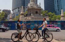 Riding a bike in Reforma & Chapultepec 