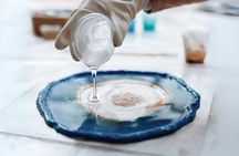 Resin Art Classes Sydney: Cheeseboards & Coasters