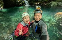 Advanced Canyoning Activity in a Miracle Lava Valley of Mt. Fuji
