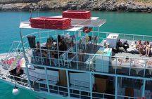 Boat Cruise in Lindos with Swim Stops & Meal Deal