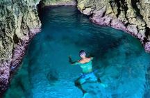 Cagliari Gulf Boat Tour; Swim stops, Snorkeling, Sip & Snacks
