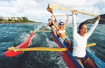 Outrigger Canoe Surfing at Kalapaki Beach 