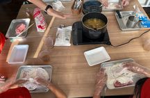 Cooking Ramen&Gyoza/KatsuCurry/Bento/Okonomiyaki+Store Tour@Osaka