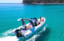 Cagliari Gulf Boat Tour; Swim stops, Snorkeling, Sip & Snacks