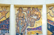 Bishkek Street Murals , Mosaics Arts and Kyrgyz Nomadic History