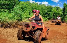 ATV, Zipline & Cenote Adventure & Glass Boat Sightseeing Combo