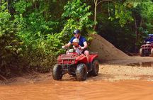 ATV, Zipline & Cenote Adventure & Glass Boat Sightseeing Combo