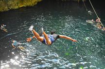 ATV, Zipline & Cenote Adventure & Glass Boat Sightseeing Combo