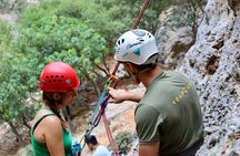 Rock Climbing with a Guide in Chania Therisos Gorge