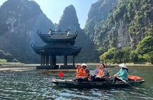 Hoa Lu Trang An Mua Cave Cycling Small Group of 12 from Hanoi