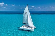  Isla Mujeres VIP Premium Catamaran Transport & Dock fee Included