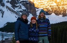Sunrise Adventure: Alpenglow at Moraine Lake & Lake Louise