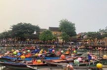 Da Nang Basket Boat Ride in Hoi An City with Release Lantern 