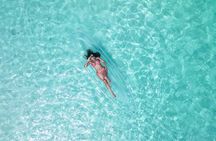 Exclusive Aerial Reflection: Solo Clear Kayak in Turks and Caicos