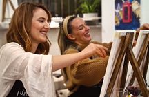 Painting party at Art Bottega - Paint & Wine Studio in Rijeka