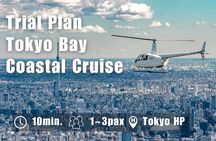 【10 Minutes】Helicopter Flight Tour Over Tokyo Bay!
