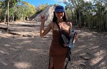 Private Tour to Coba, Lagoon, Spider Monkeys and Maya Community