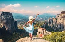 Athens: Meteora Monasteries, Caves & Coastal Stopovers with Lunch