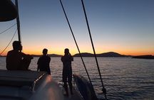 unique aperitif experience at sunset on a catamaran