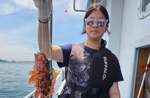 Jeju Hidden Gem Sea Boat Fishing Tour with Lunch