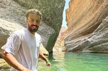 From Muscat Wadi Shab and Bimmah Sinkhole Tour