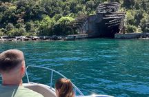 Blue Cave Lady of the Rocks and Mamula Kotor Speed Boat Tour 3H