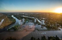 Baptism flight by helicopter over Buenos Aires