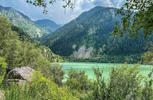 Issyk lake and Bear Waterfall with visiting museum of Golden Man