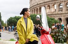Rome Vespa Journey with City Center with Pickup and Drop-off