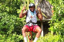 Cancun Off-road: ATVs trip, Ziplines, Cenote swim & Tasty Snacks