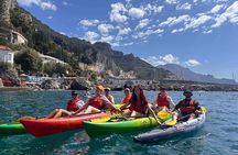 Kayaking&Snorkeling in Amalfi Coast, Maiori, Sea caves and beach