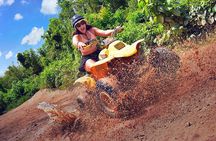 ATV, Zipline & Cenote Adventure & Glass Boat Sightseeing Combo