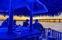 Sunset Tailfins Tiki Boat Crab Island(1.5Hours)