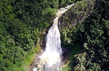 Paragliding and hammocks zipline over waterfalls private tour
