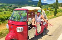 From San Gimignano: Tuscany Wine tour by Tuk Tuk with Lunch