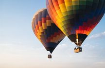 Balloon flight with pyramids tour and transportation from Mexico City