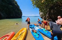 A full day exploring kayaking 3 islands (Talabeng sea cave) 