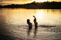 Half-Day/Evening on a Floating Sauna, Swimming and BBQ (Private)