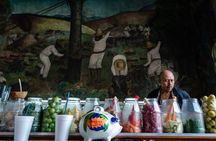 Brushstrokes and Cantina. In depth muralism + mezcal