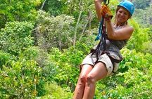 Mayan World Adventure Combo Zipline, Tubing and Wildlife Safari