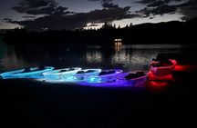 Illuminated Glass Kayak Sunset Tour//Whitefish, MT