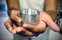 Private Pewter Sake Cup Making Workshop in Kyoto