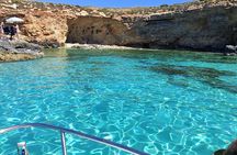 MALTA-Gozo Comino Caves Crystal Blue Lagoon Private Boat Trips