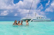 Luxury Cozumel Catamaran: Snorkel, Beach Club & Relaxation