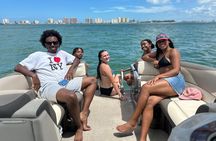 Clearwater Beach Private Pontoon Boat Tour for six