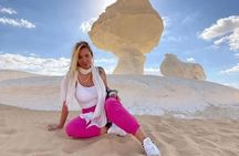Trip to Bahariya Oasis: Black & White Desert Adventure from Cairo