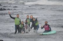 Group Surfing Lesson at Playa de las Américas, Tenerife