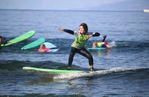 Group Surfing Lesson at Playa de las Américas, Tenerife